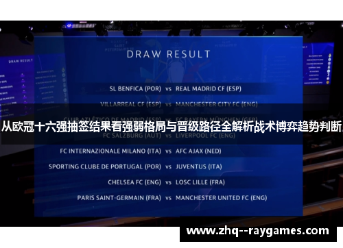 从欧冠十六强抽签结果看强弱格局与晋级路径全解析战术博弈趋势判断 从欧冠十六强抽签结果看强弱格局与晋级路径全解析战术博弈趋势判断